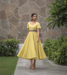 Citrus Fit & Flare Dress