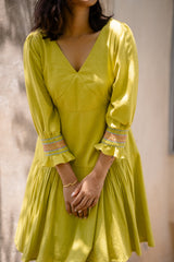 Lime Green Dress