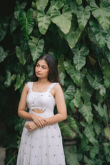 White cut-out Dress