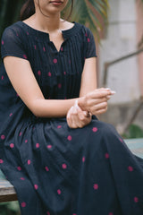 Black Pink Jamdani Co-Ord Set