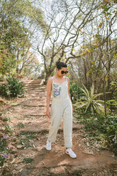 Grey Sleeveless Jumpsuit
