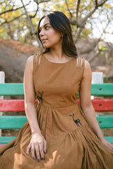 Earthy Brown Dress