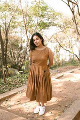 Earthy Brown Dress