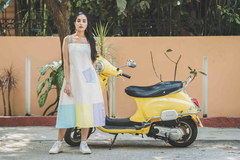 Multicolored Strap Sleeveless Dress