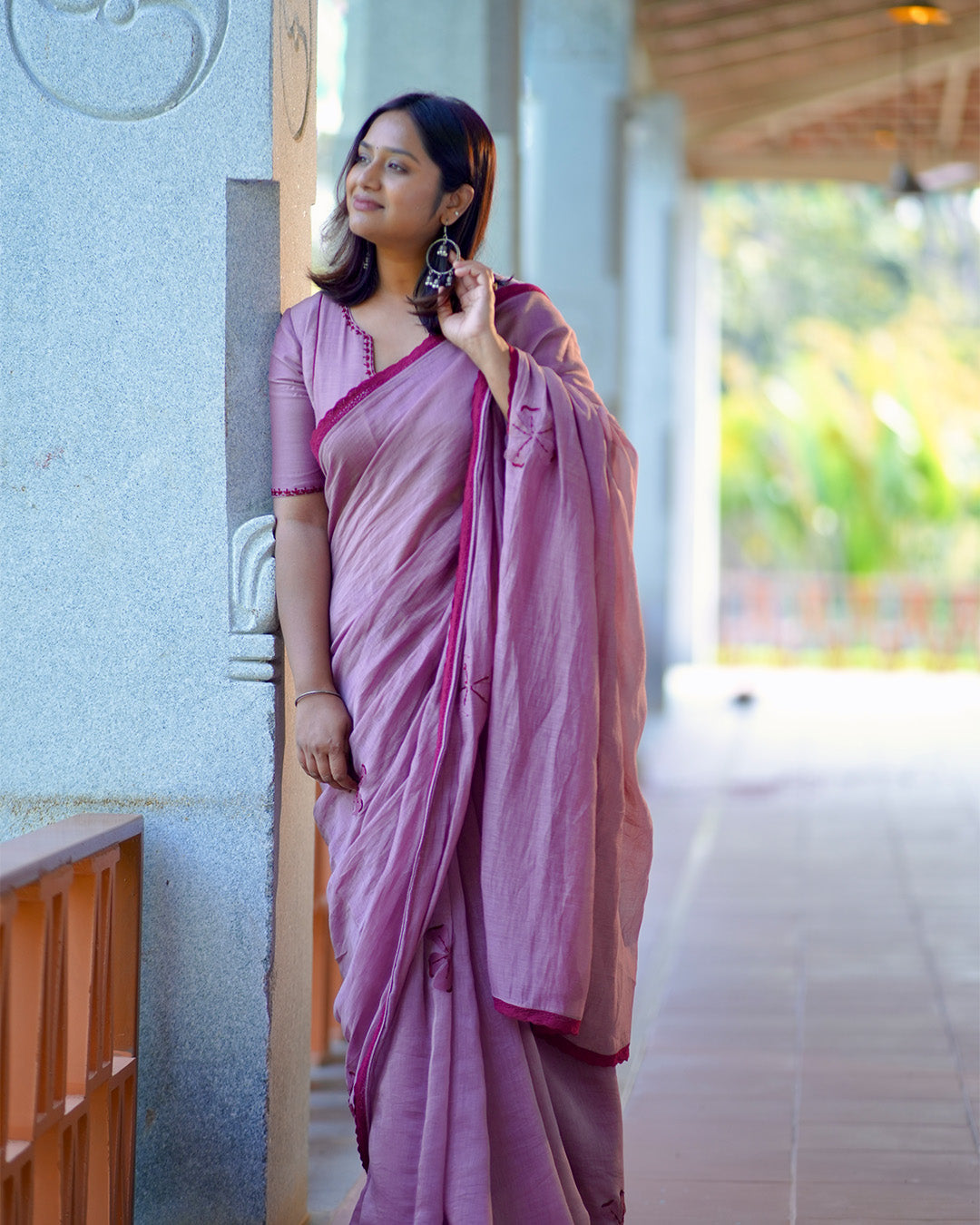 Rose Wood Saree