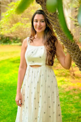 White cut-out Dress