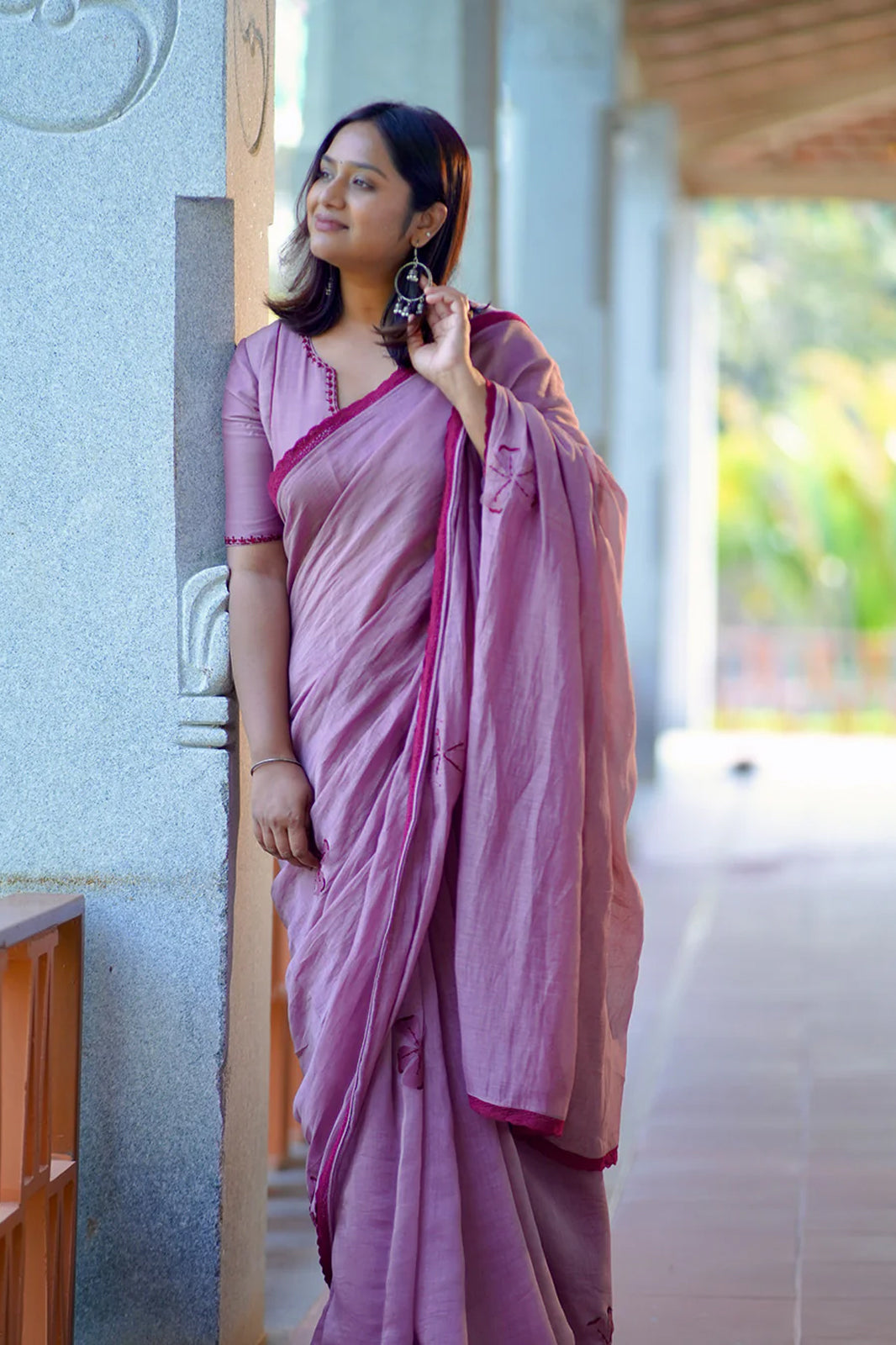 Rose Wood Saree