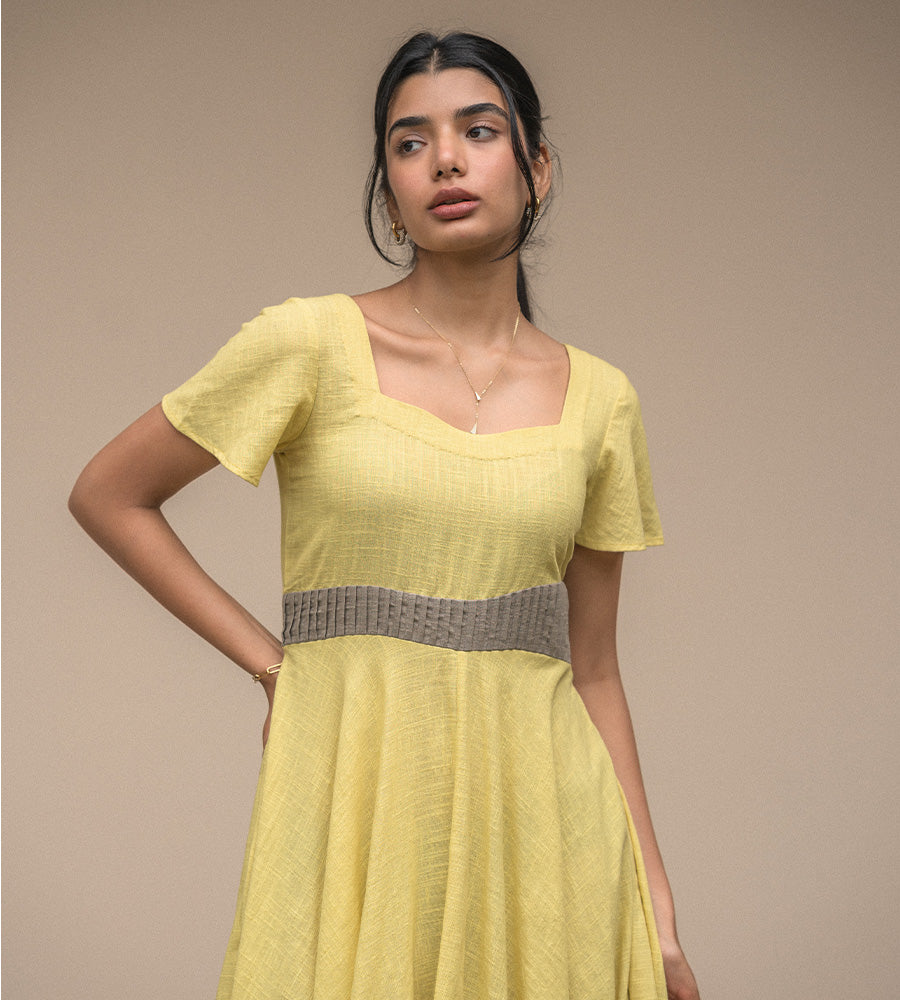 Citrus Fit & Flare Dress