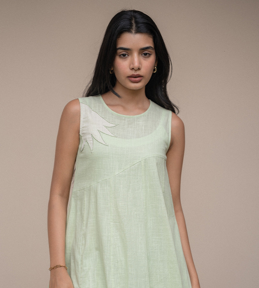 Mint Panel Dress