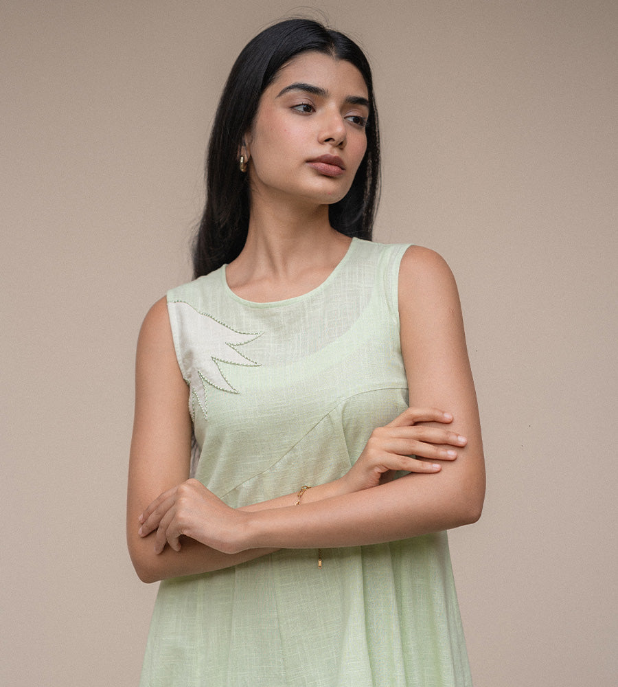 Mint Panel Dress