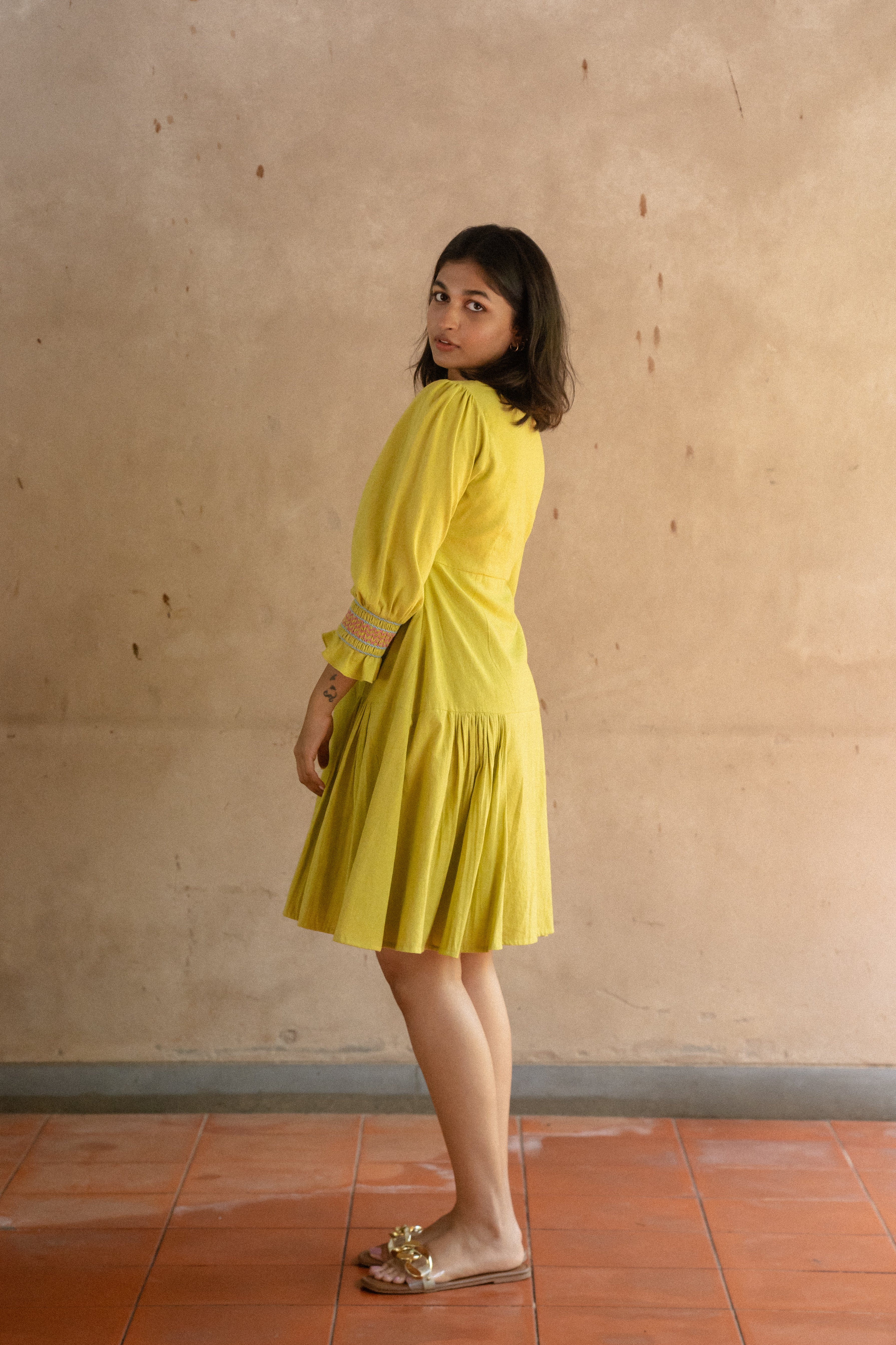Lime Green Dress Studio Bustle Lime Green Dress Studio Bustle