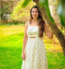 White cut-out Dress