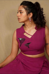 Magenta  Co-ord Set